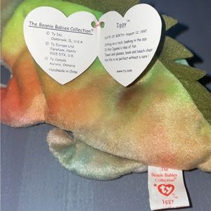 TY Iggy Beanie Babies 1997